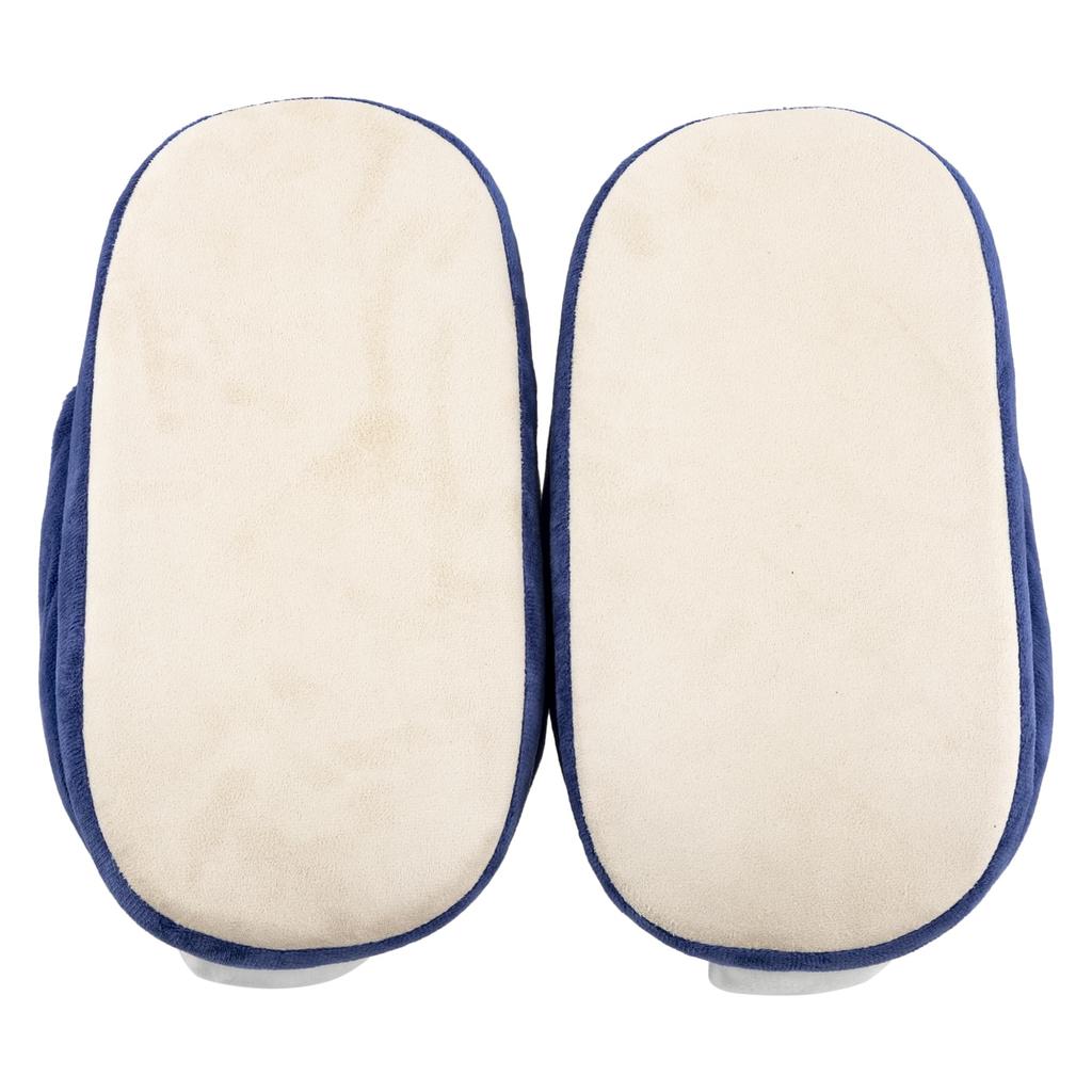 MORIPiLO Moomin Hattifattener Slippers Indoor Size Nordic Makura No 427589 & (Fluffy Knyak) Shoes, 24.0-25.0cm, Plush, Style, Cute, Navy, Morishita,