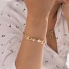 1pc Stainless Steel Irregular Pearls Bracelets for Women Couples  With Unique Design Sense Party Jewelry Accessories Gift