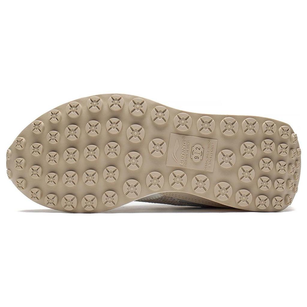 Li Ning Rebound Slip Resistant, Abrasion Resistant, Breathable Low top Sports Casual Shoes Women's White Gray AGCS350-2