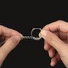 15Pcs Spring Ring Adjusters Transparent Elastic Tighteners for Jewelry Rings Resizing Tool Prevent Slippage Rotation Loss Women