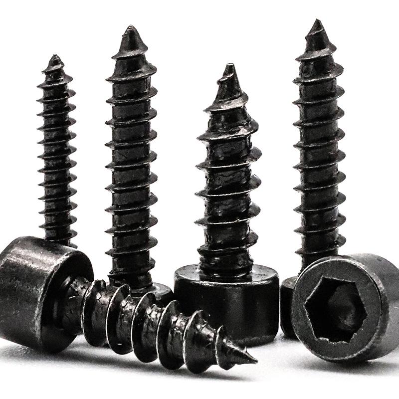 8.8 Grade High-Strength Hex Socket Self-Tapping Screw Set with Cylindrical and Cup Head
