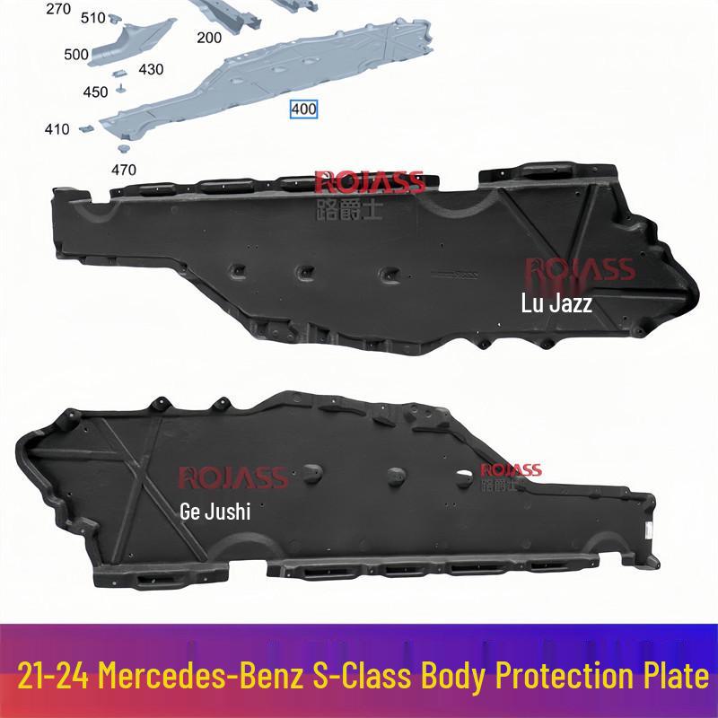 

W223 Mercedes-Benz S-Class Chassis Protection Plate for S450 Side Body Mudguard Left Driver Guard [Domestic] Velvet