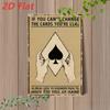 Playing Cards Poster Metal Sign 20x30cm Wall Art
