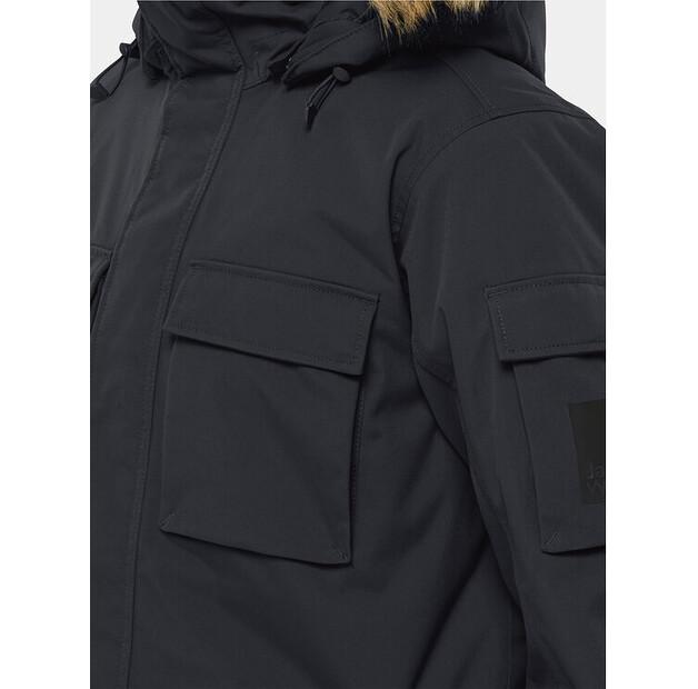 Winter Jacket Jack Wolfskin Glacier Canyon Parka 1107674, Black, Regular Fit
