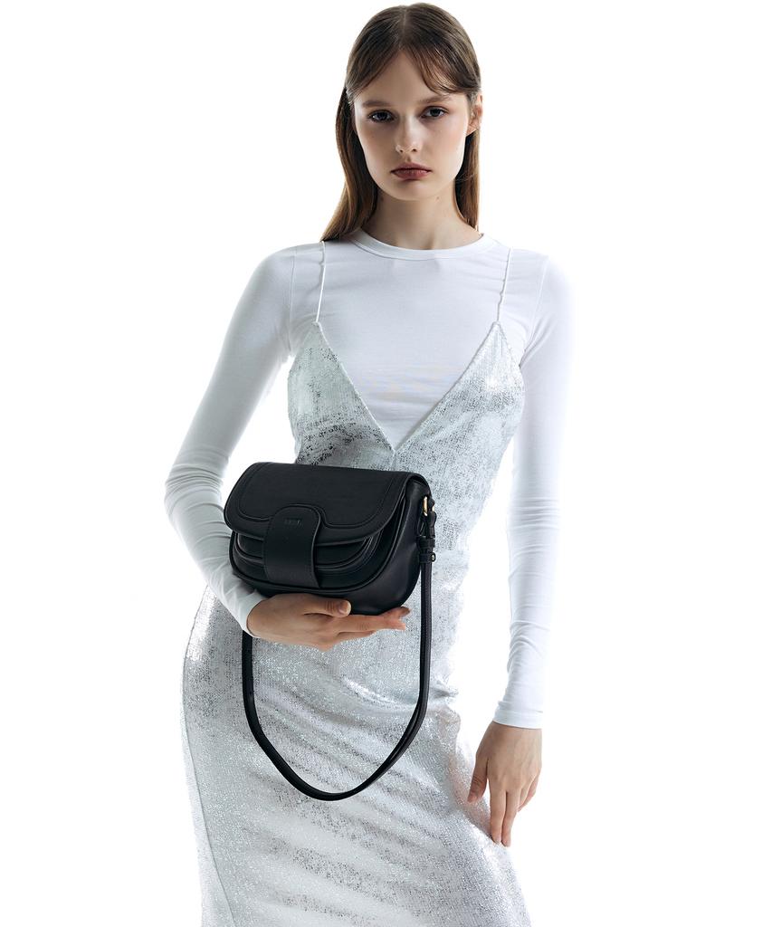 Bbyb Bei Saddle Shoulder Bag (Black)
