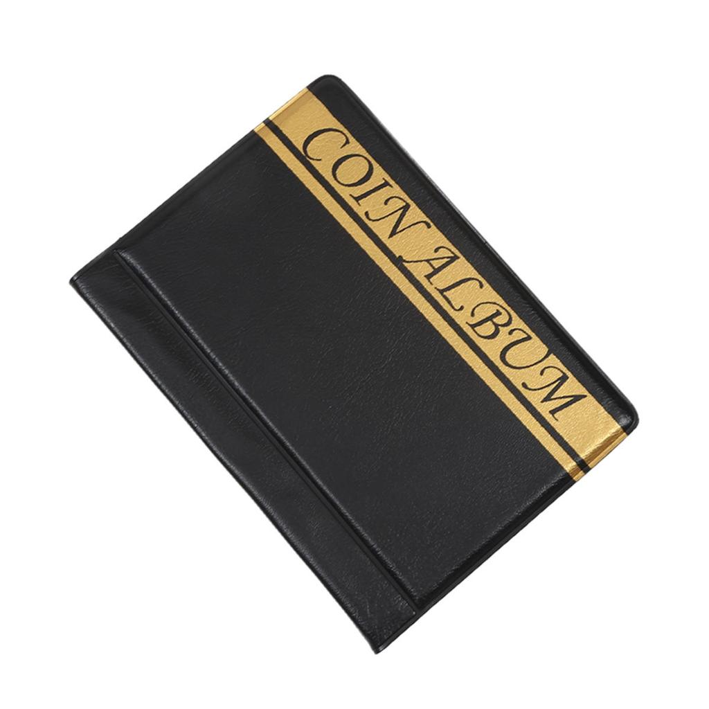 120 Fächer Münzalbum Sammelbuch Gedenk-Penny-Münzaufbewahrungsalbum Buch Sammeln Münzhüllen für Sammlergeschenke