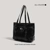 Large capacity underarm bag women's new loose sense fashion light luxury niche high sense commuter bag
