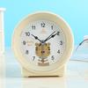 Cute Alarm Clock Simple Clock Cartoon Children's Bedside Clock Macaron Clock A101