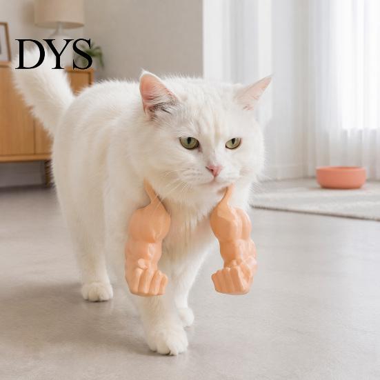 Pet Costume Props Cat Muscle Arms, Hilarious 3D Printed Muscular Kitten Gag Gifts Shoulder Attachment for Feline Cosplay, Fun Photo Accessories Pets