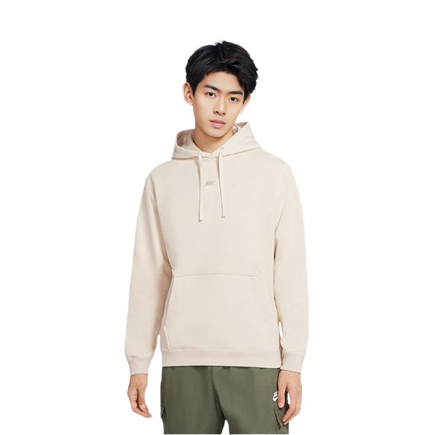 Nike Sports Casual Hooded Pullover Sweatshirt Men sweatshirt Oatmeal DH4350-138 L