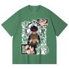 230 Gsm 100% Cotton Demon Slayer V106 Zohakuten Print Unisex Heavy Cotton T Shirt