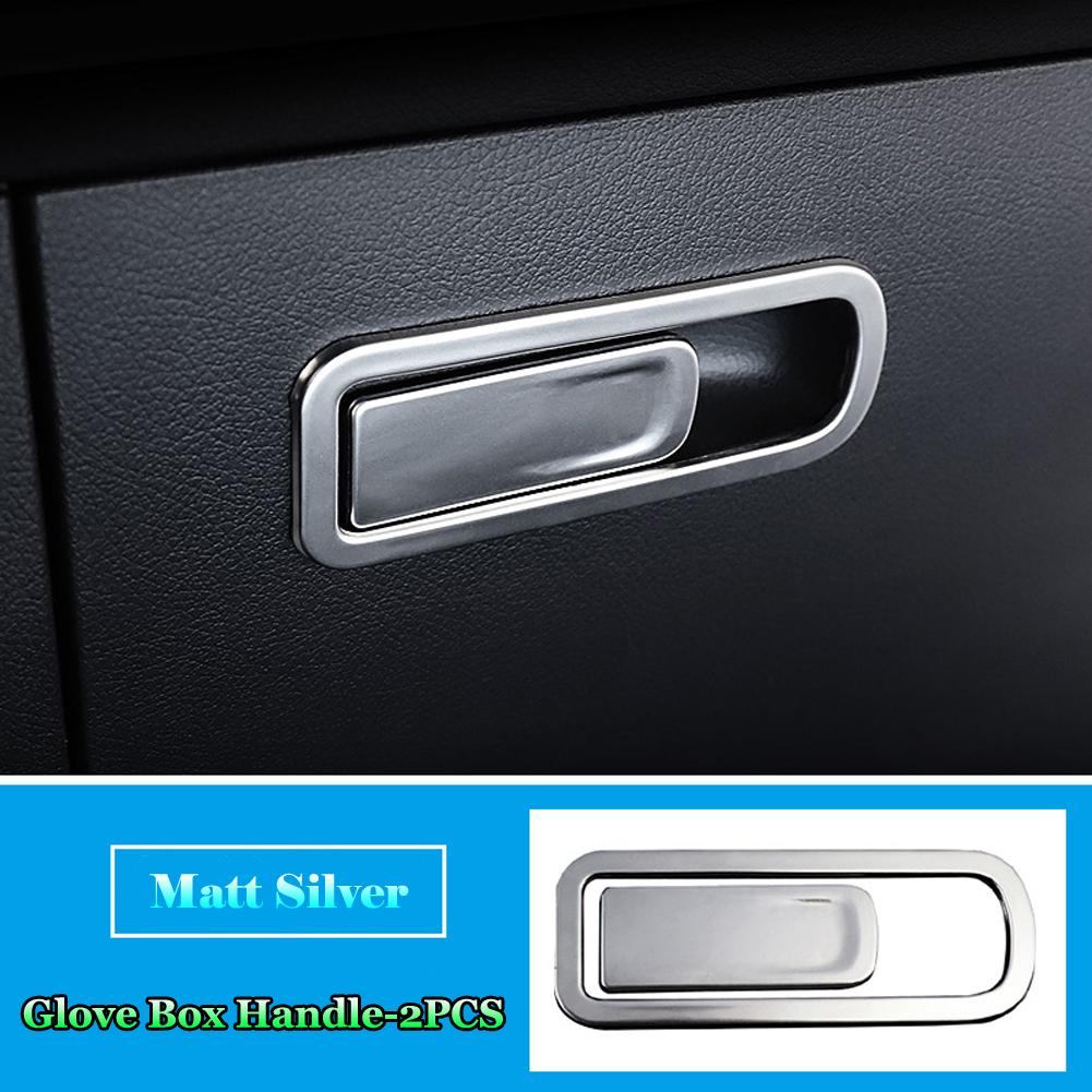 Stainless Steel Car Co-pilot Glove Box Handle Cover Trim For Mercedes Benz A B CLA GLB GLA Class W177 V177 W247 C118 X247 H247