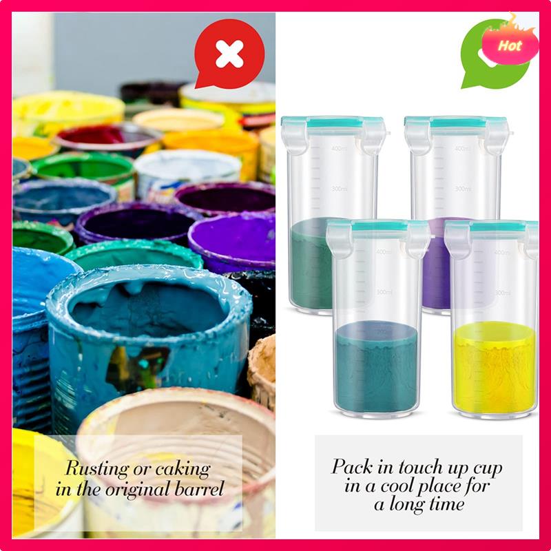 

Touch Up Paint Container Touchup Cups Paint Storage Cups With Lids Paint Storage Containers Airtight Paint Container Durable 4Pc