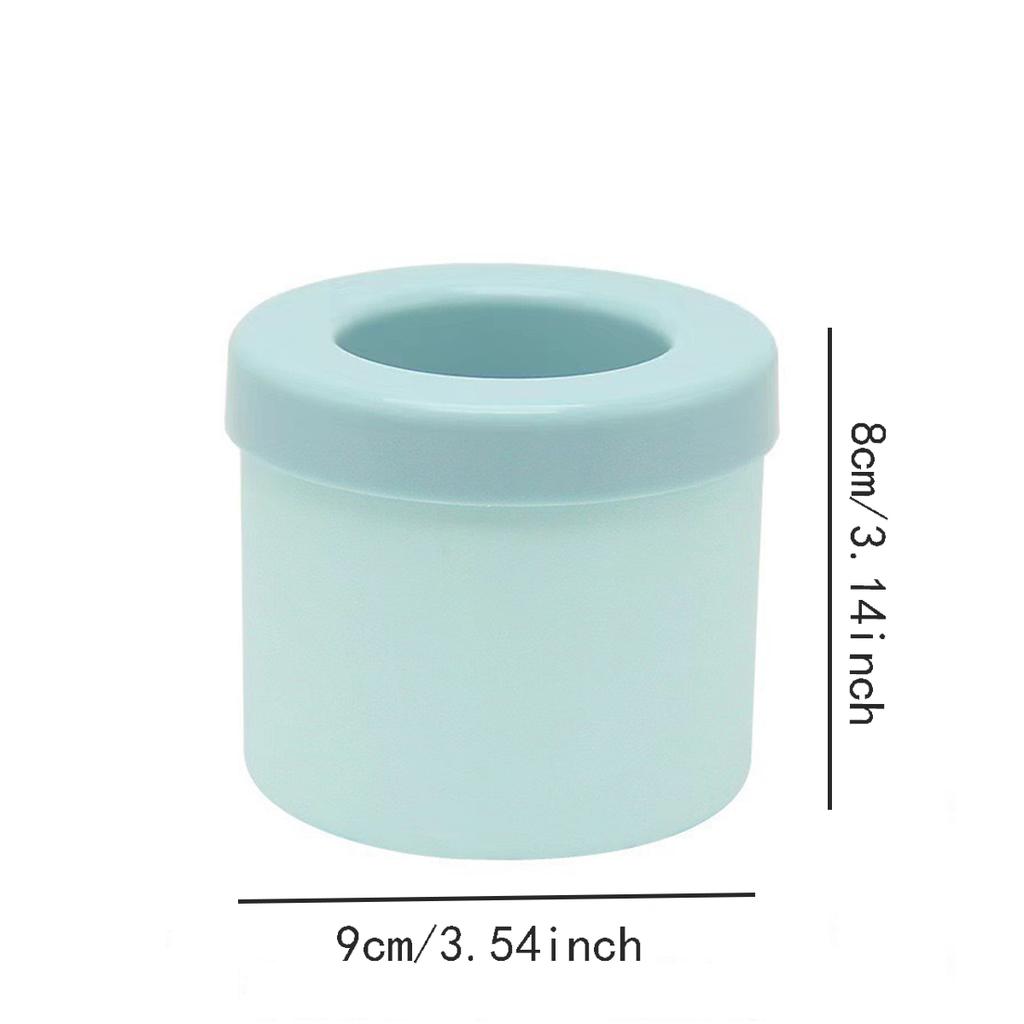 1PC - Silicone Ice Cup Ice Block Mold Cylinder Ice Grid Silicone Food Grade Ice Block Mold