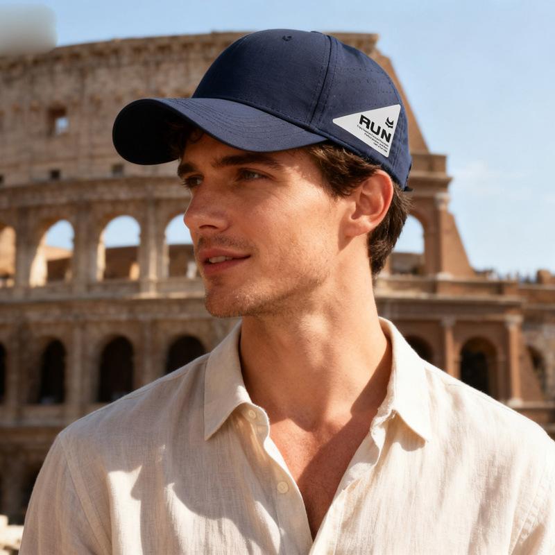 Hard-Top Baseball Cap Mesh Breathable Sunshade Cap Summer Outdoor Sports Cycling Running Cap