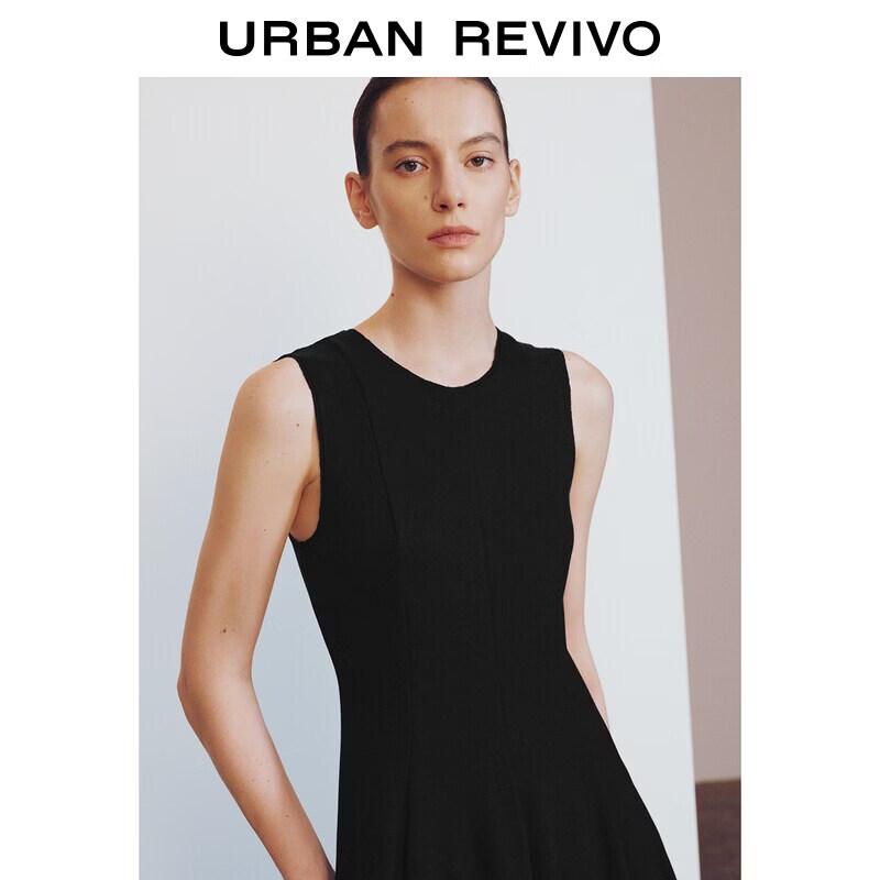 UR 2026 Elegant Solid Sleeveless Dress