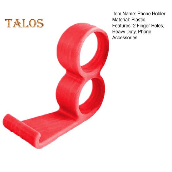 Soporte para teléfono con anillo de dedo, de plástico resistente, universal, de escritorio