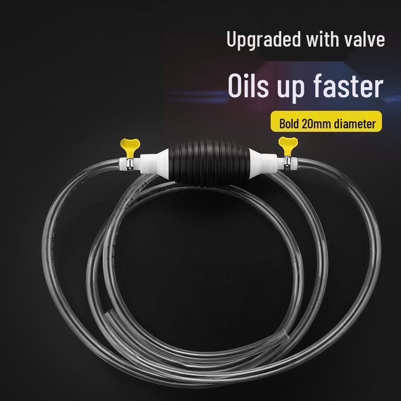 Manual Fuel Tank Siphon with Urea Deflector for Cars and Trucks