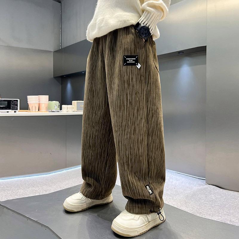 Boys' Trendy Street Style Loose Casual Sports Pants for Spring & Autumn 2025