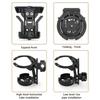 Retractable Folding Portable Cup Holder for Motorcycles and Bicycles - Lightweight and Ideal for Sports and Takeout.