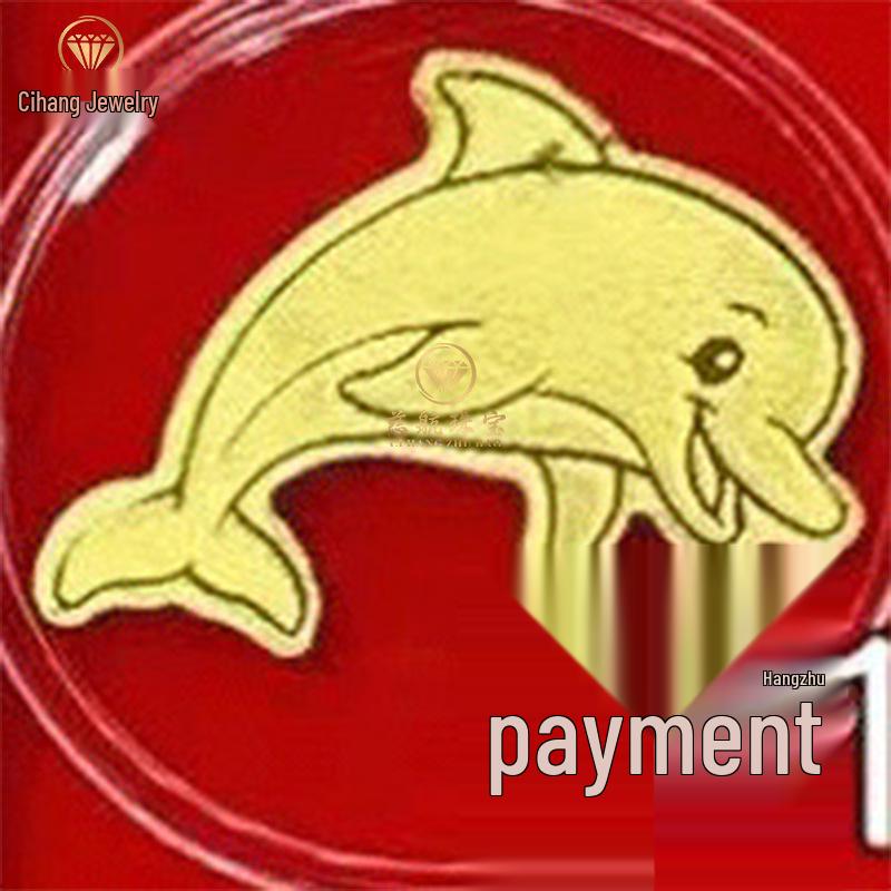 Shuibei 999 Pure Gold Princess Phone Sticker - 2mg Gold Leaf Magnet for Wealth & Prosperity