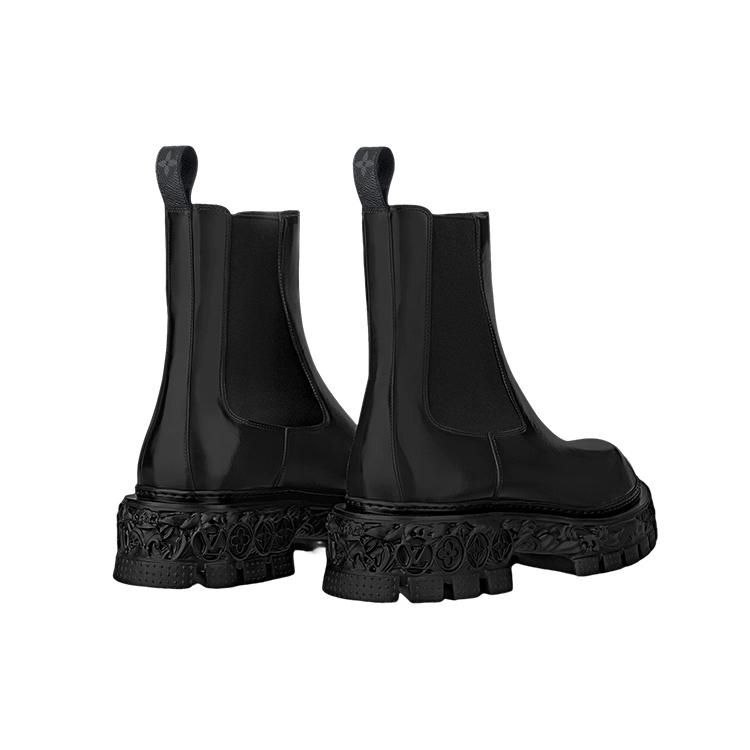 Louis Vuitton Lv Baroque Chelsea Boots 'Black' 1AAZ40