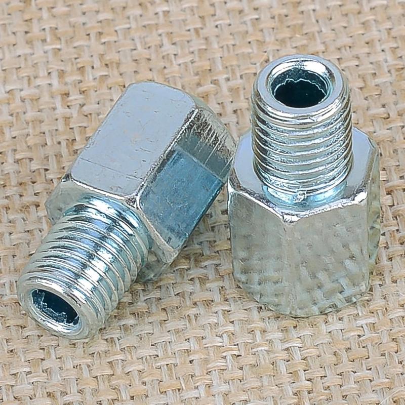 2pcs Motorcycle Side Rearview Mirror M8 Heightening Screw Bolt Adapter