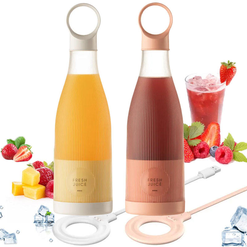 

Электрическая соковыжималка с магнитной индукцией, беспроводная зарядка, миксеры для фруктов, бытовой мини-блендер 450 мл