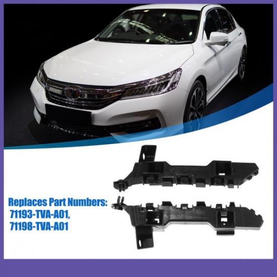 1 Pair Front Left Right Bumper Bracket for Honda Accord 2018- 71193-TVA-A01