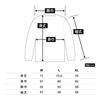 [T-shirt.st] Long-sleeve Mock Neck T-shirt, Extra Thick 10.2 oz, Men's & Women's, Black, XL