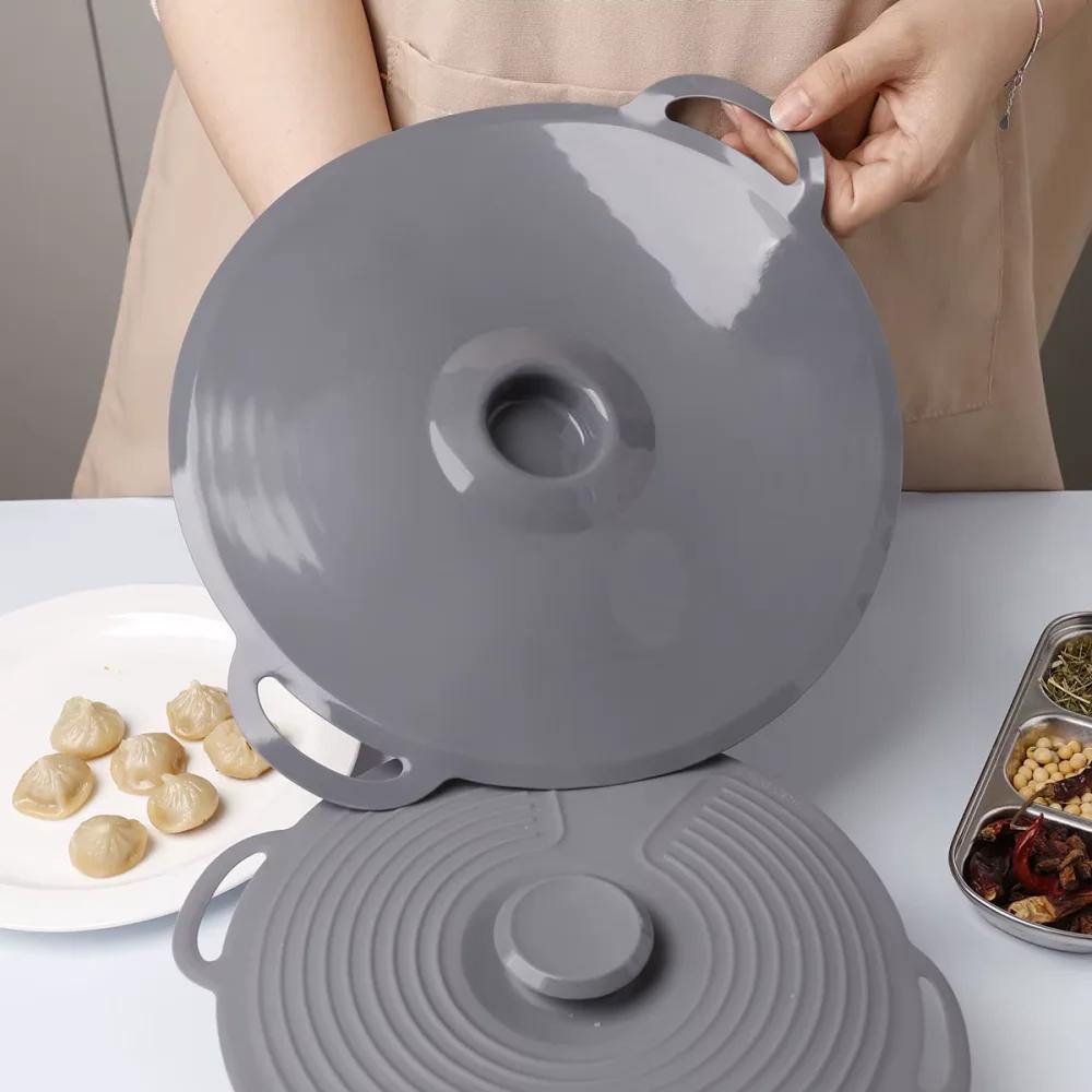 Anti Splatter Microwave Splash Lid Dust-proof Pot Cover Practical Bowl Lid Food Preservation