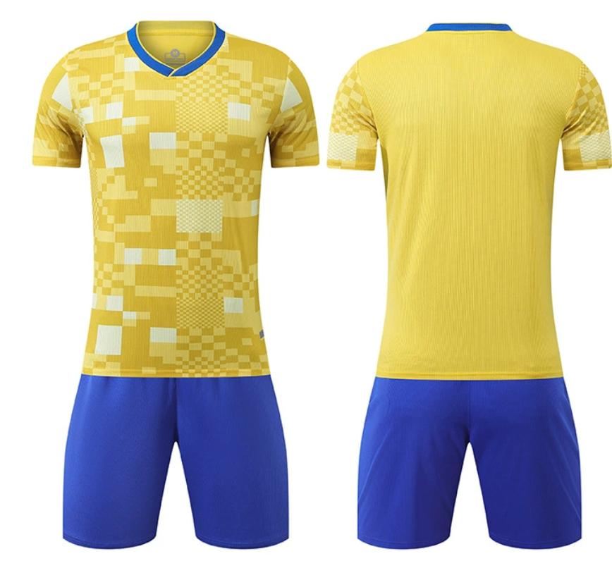 Custom OEM Soccer Jersey Set for Adults - High Quality Football Kits with Team Logo Printing, Multiple Sizes Available