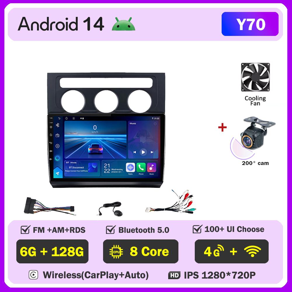 Pentru Volkswagen Touran 1 2003-2010 Radio Auto Android Stereo Unitate Principală Navigație GPS Ecran Tactil Mirror Link Sistem Inteligent