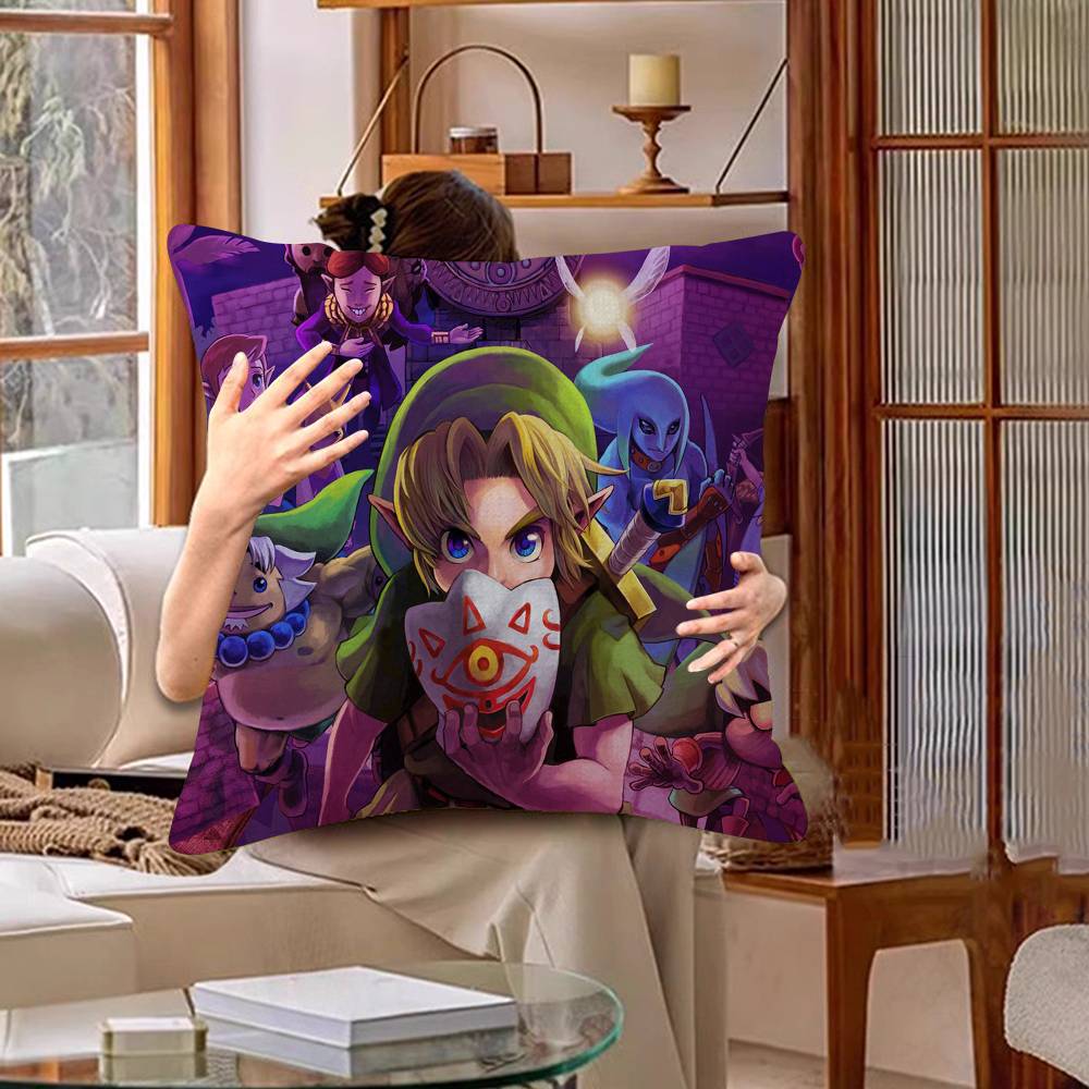 Game L-Legends Of The Zeldas Cushion Cover Pillowcase Upholstery Sofa Throw Pillow Home Decor Pillowcas