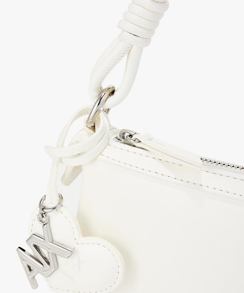 Armani Exchange Women'S Small Braided Handle Shoulder Bag _Off White_A426170511