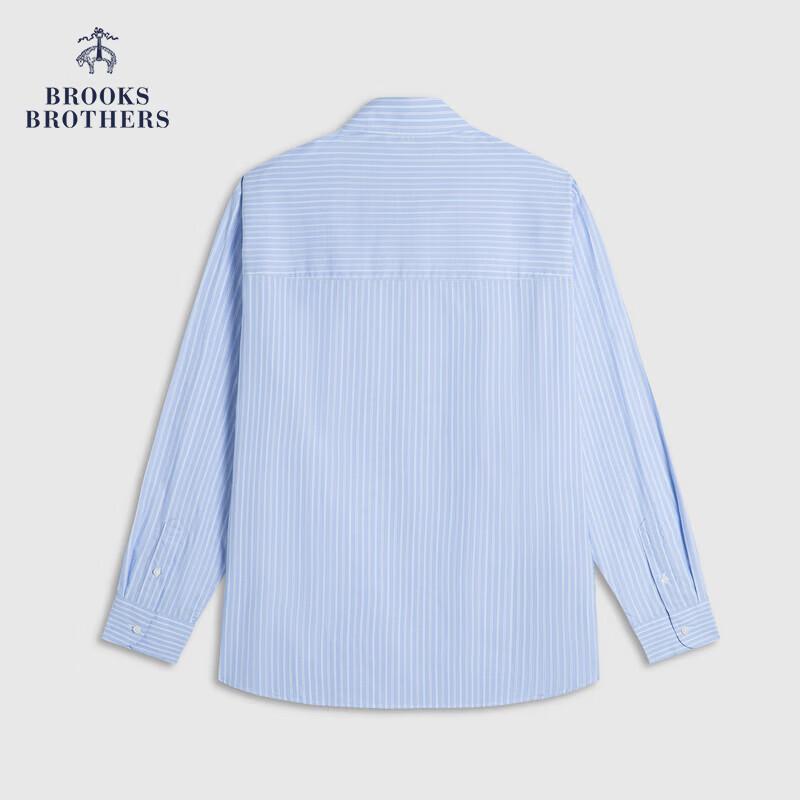 Brooks Brothers Women s Striped Embroidered Logo Shirt M