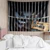1PC Scary Clown Horror K-pop music group Tapestry Accessories for Bedroom,Livingroom, dormitory Room Wall Decor Fan Birthday Gifts