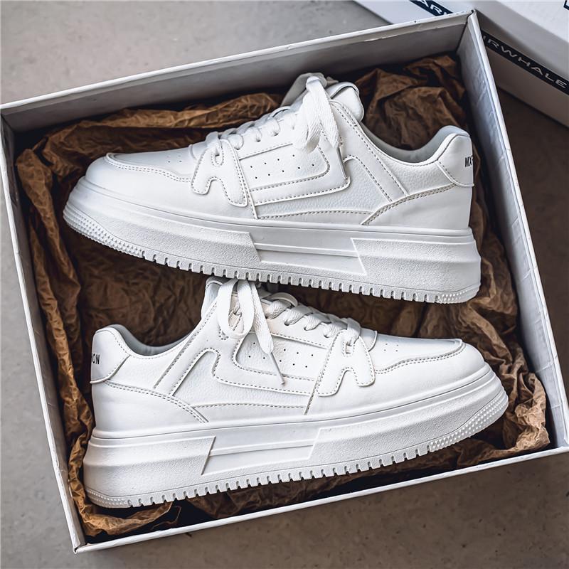 

XZ30 spring and summer youth board shoes fashion sports casual shoes men s trend Korean version of campus students white shoes 39 белый