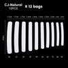 500pcs/bag Coffin False Nail Tips Clear Ballerina Stiletto Rounded Square Acrylic Fake Nails Extension System UV Gel Manicure