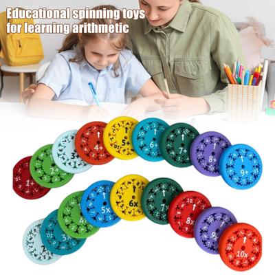 9/18 יחידות ספינר מתמטיקה חיבור חיסור חילוק כפל למידה חינוכי ספינר צעצוע עזר הוראה לתלמידים מניפולטיביים מתמטיים