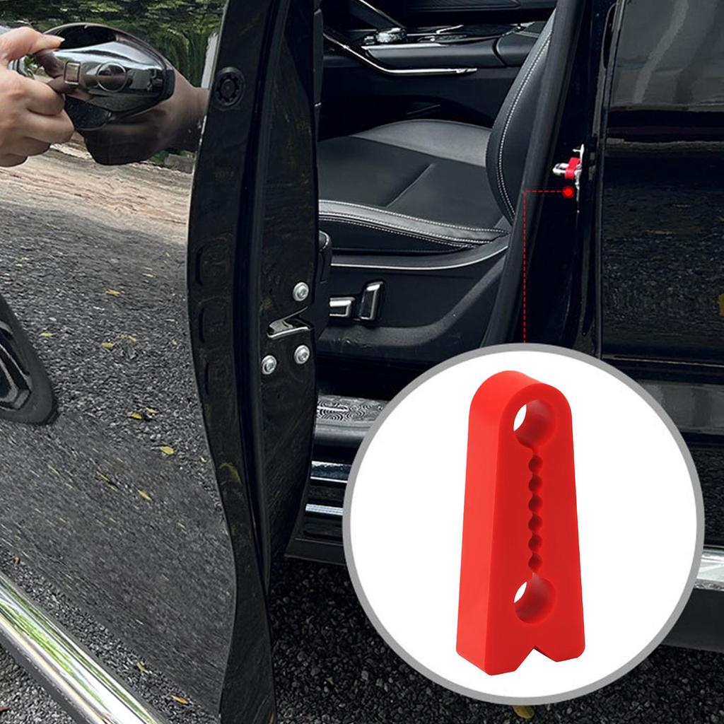Car Door Lock Cover Secure Fit 4 Pieces Silicone Dampers for Car Doors for Commuting Short Trips Urban Riding Family Outings RV