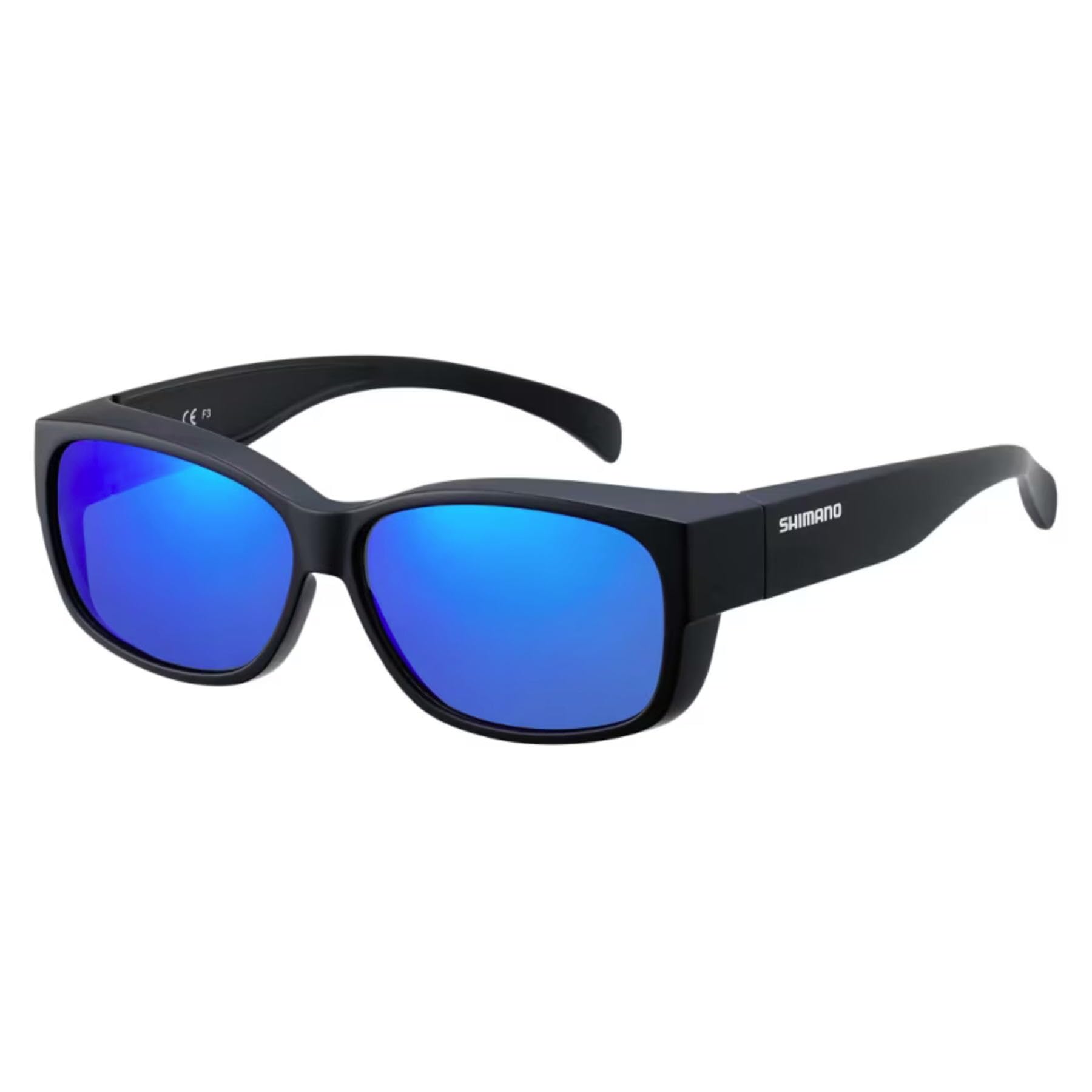 

Polarized Glasses Overglasses 01 Matte Mirror [Shimano] UJ-031Y Black/Blue