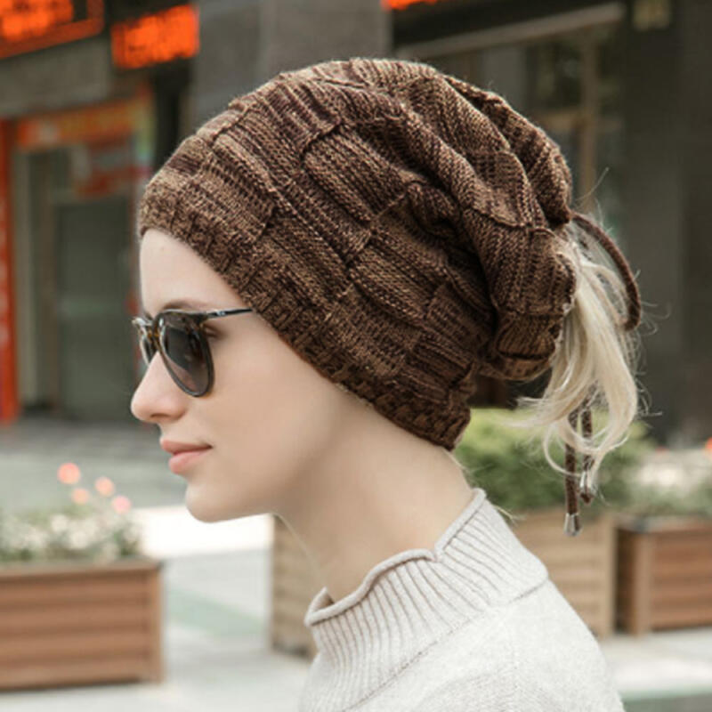 

Style Double Warm Neck Warmer Beanie (2 colors) Brown_1310185