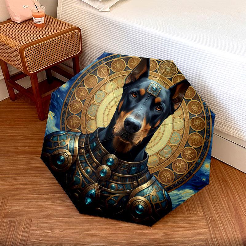 AnimalSorcerer Pattern Pattern New Style Umbrella, 1 Piece Automatic Folding Umbrella, Portable Travel Umbrella, Outdoor Umbrella, Birthday Gift