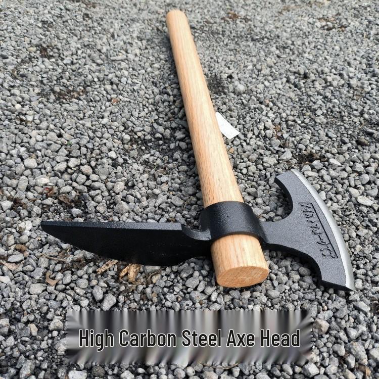 High Carbon Steel Gardening Hoe for Digging, Weeding, and Planting Vegetables
