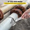 24 Inch Pipe Chain Wrench Heavy Duty 6.7 Inch Chain Wrench
