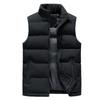 Herren Winterjacke Herren Weste für Daunen Baumwolle Ärmellose Jacke Weste Mann Warm Herrenmantel Ärmellos Warm Liner Slim Gilet