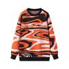 Zab Autumn New Women's Clothing Fashion Style French Style Design Fashion All-Match Zebra Pattern Loose Pullover