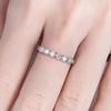 5pcs Moissanite Rings For Women 925 Silver Personalized Ring Wedding Plated 18k White Yellow Golden Woman Designe Jewelry Gifts