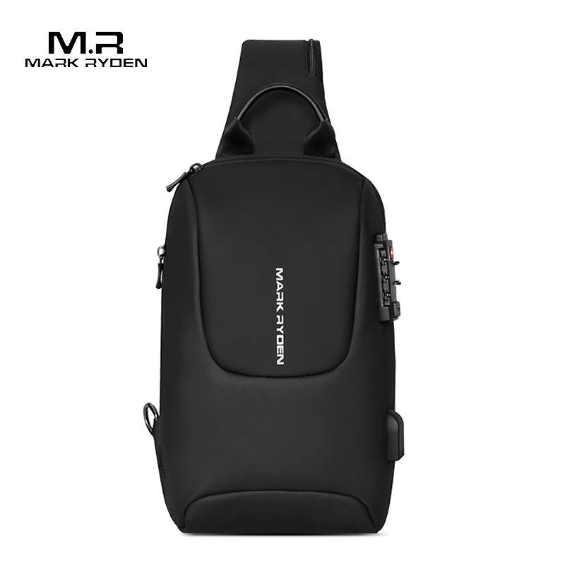 

Marco Leiden Men s Anti-theft Crossbody Bag with USB Charging - Oxford Cloth Shoulder Bag for Business Commuting